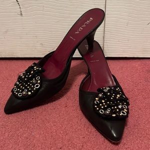 Vintage Prada kitten heels